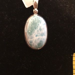 Sterling Silver Larimar Pendent